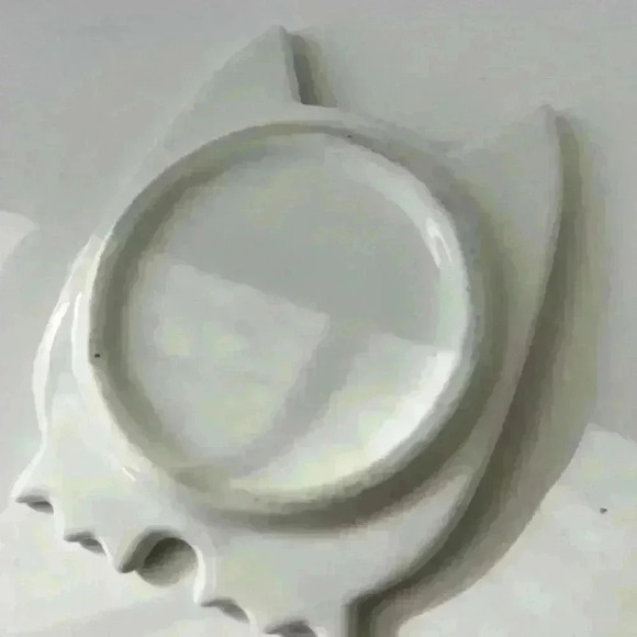 Disaster Design UK Blue White Small Owl Illustrated Tea Mug with Top Lid  Cover - Picture 9 of 15